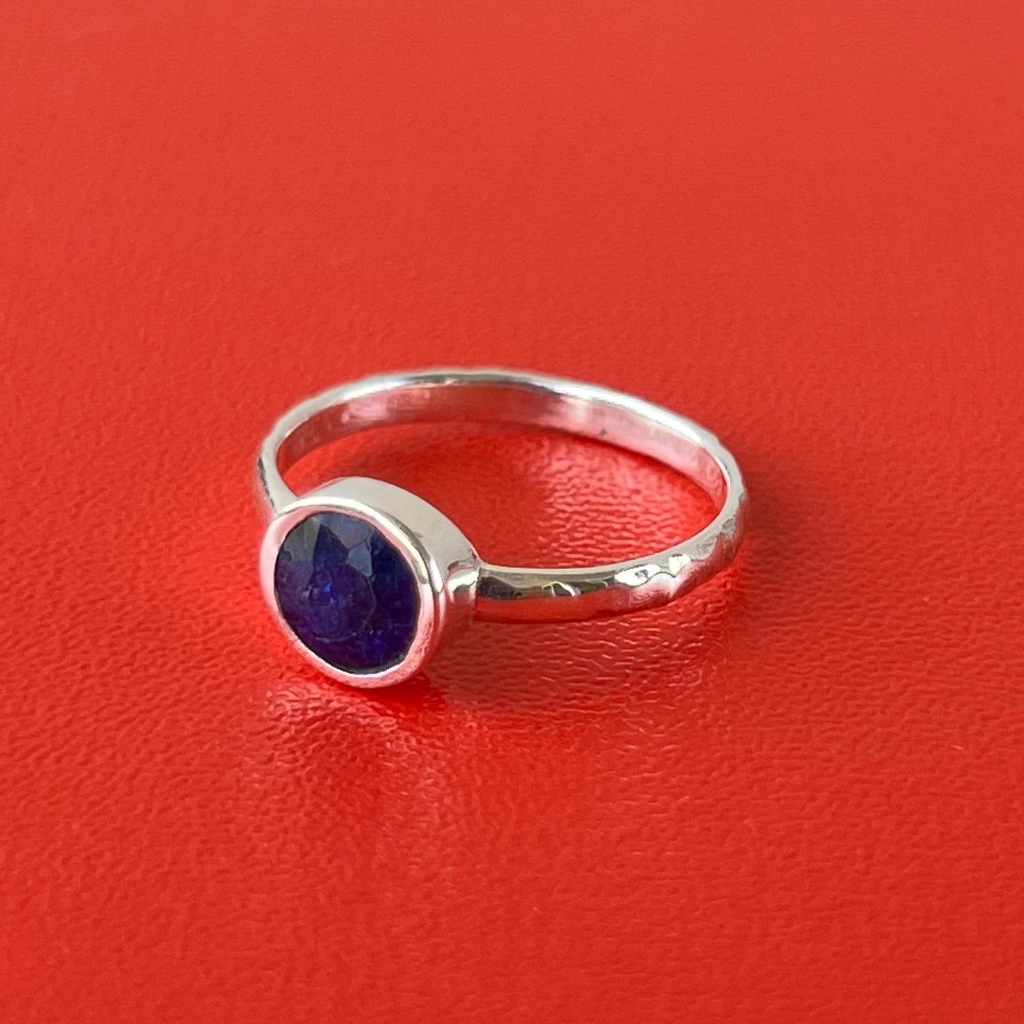 Anillo Zafiro SAMADHI | "Intuición, Sabiduría y éxito" | Plata 925
