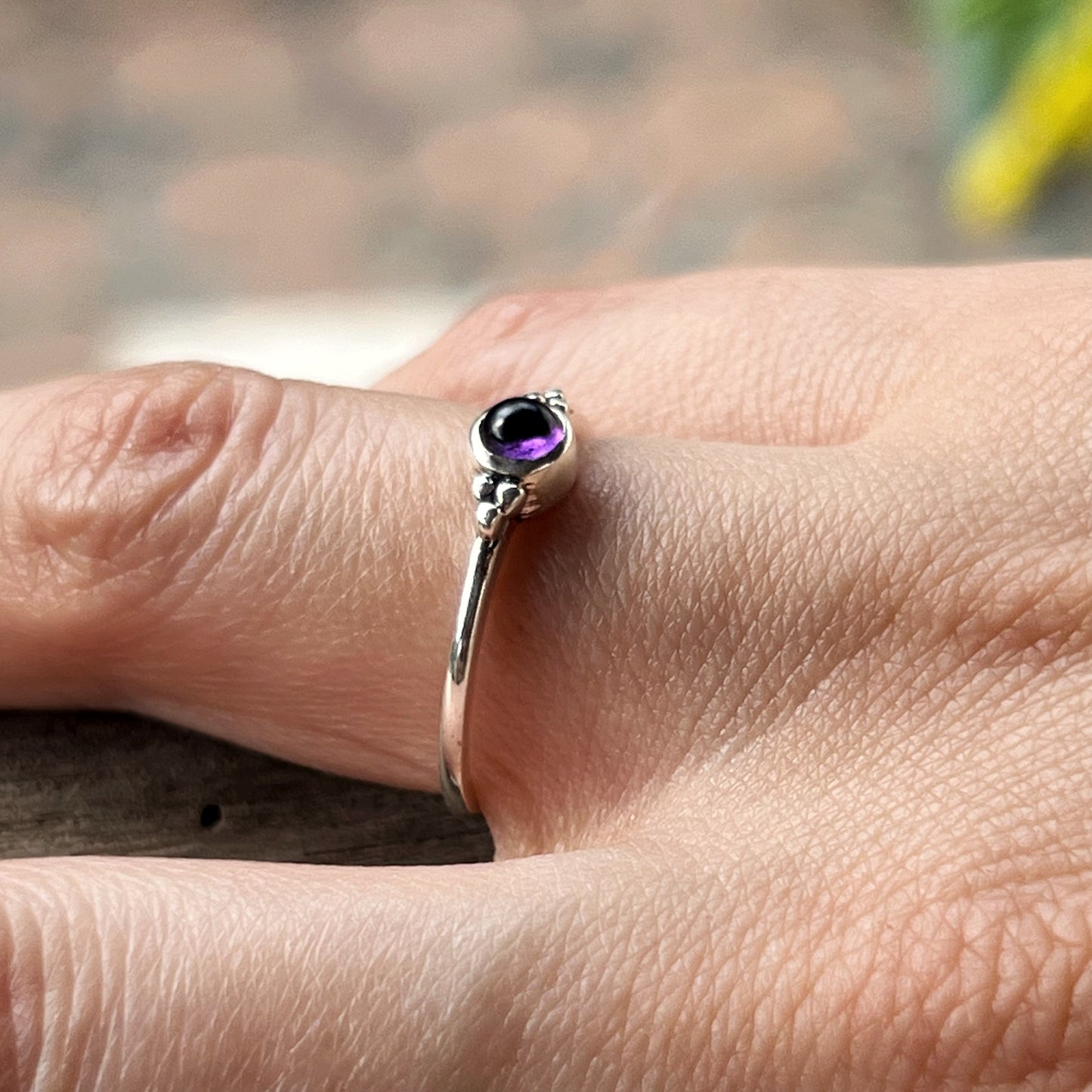 Anillo Amatista ANU | "Protección, calma y espiritualidad" | Plata 925