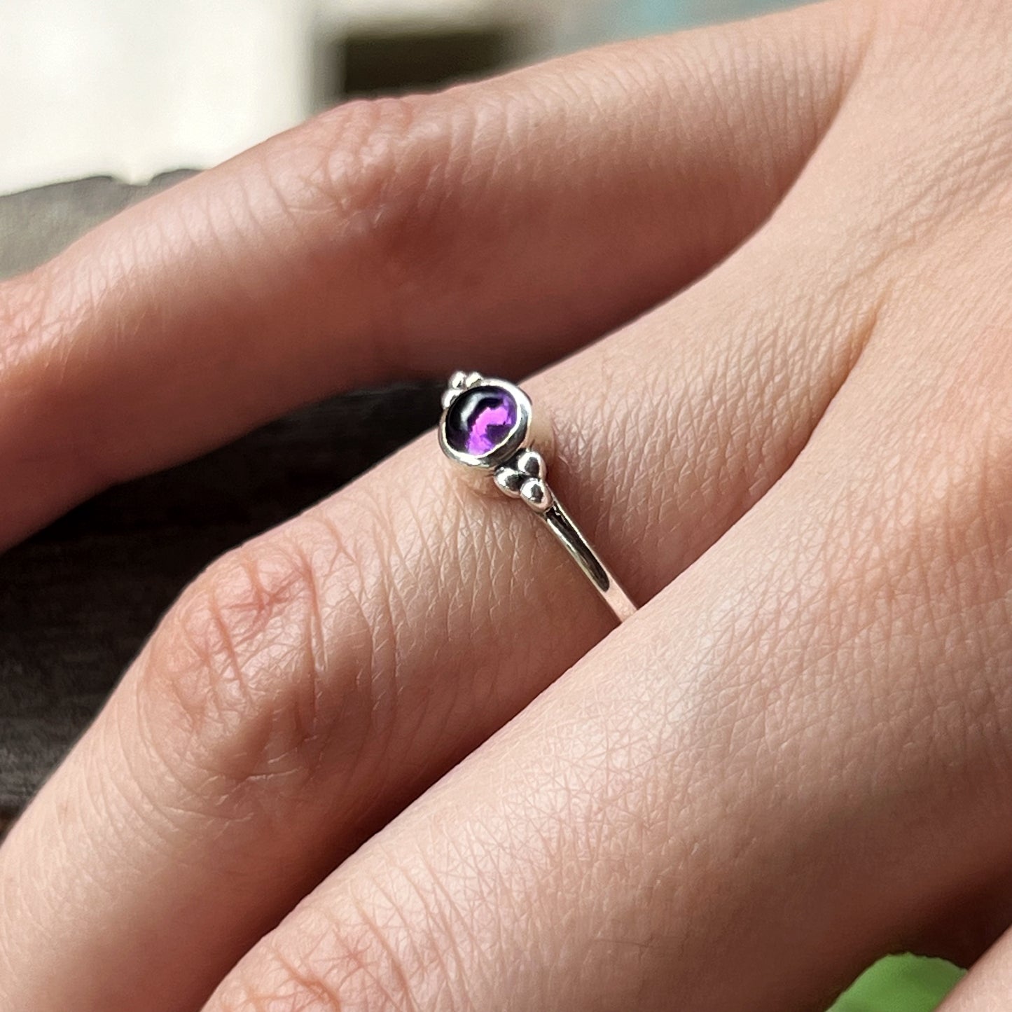Anillo Amatista ANU | "Protección, calma y espiritualidad" | Plata 925