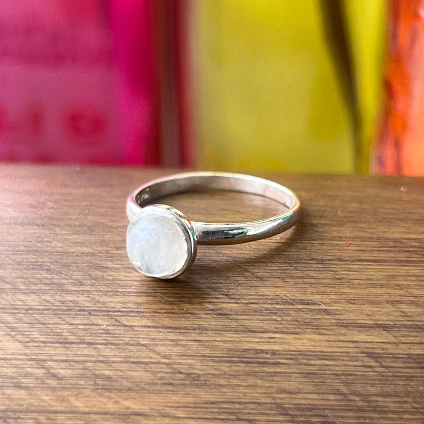 Anillo Piedra Luna PURMINA II | "Equilibrio emocional, Calma e Intuición" | Plata 925