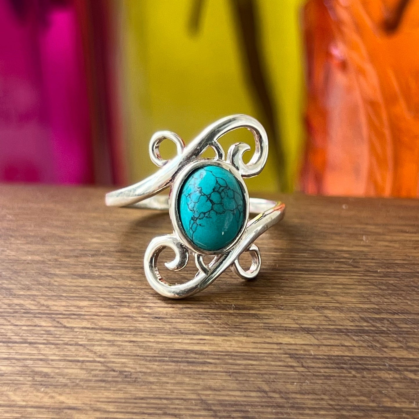 Anillo Turquesa MILAM | "Protección, Comunicación y Buena suerte" | Plata 925