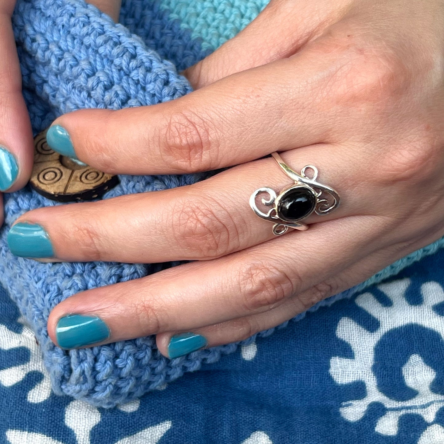 Anillo Ónix MILAM | "Protección y fortaleza" | Plata 925