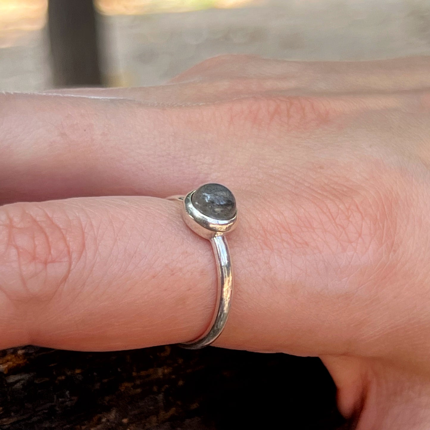 Anillo Labradorita PURMINA | "Protección, Intuición y espiritualidad"| Plata 925