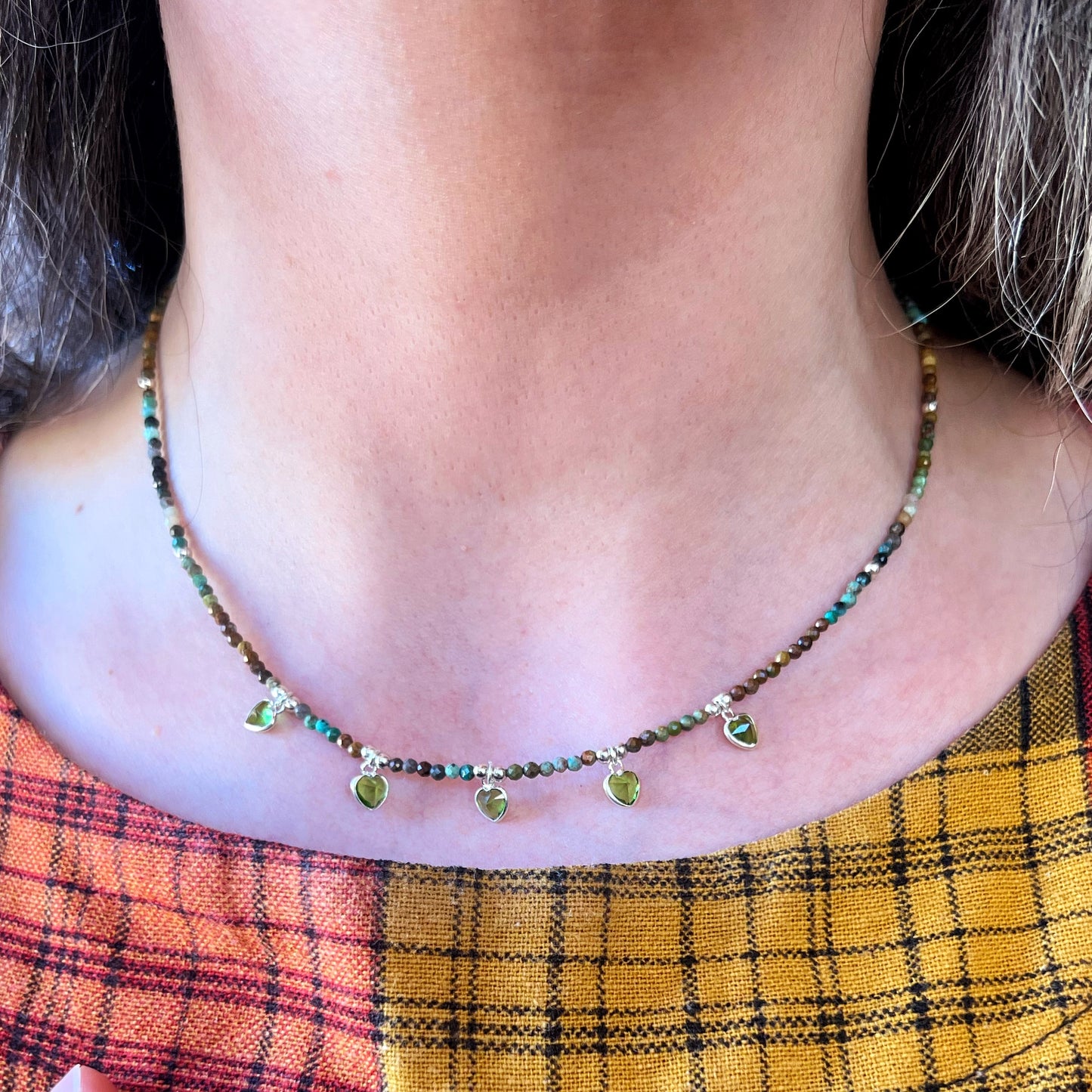 Collar "Evolución y Transformación" | Turquesa africana | Plata 925