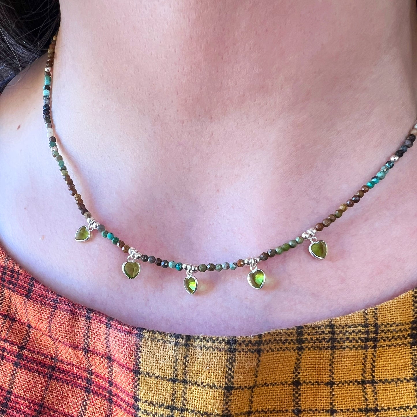 Collar "Evolución y Transformación" | Turquesa africana | Plata 925