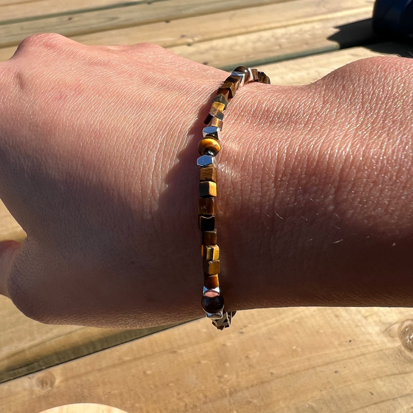 Pulsera "Protección, Fortaleza y Abundancia" | Ojo de tigre | Plata 925