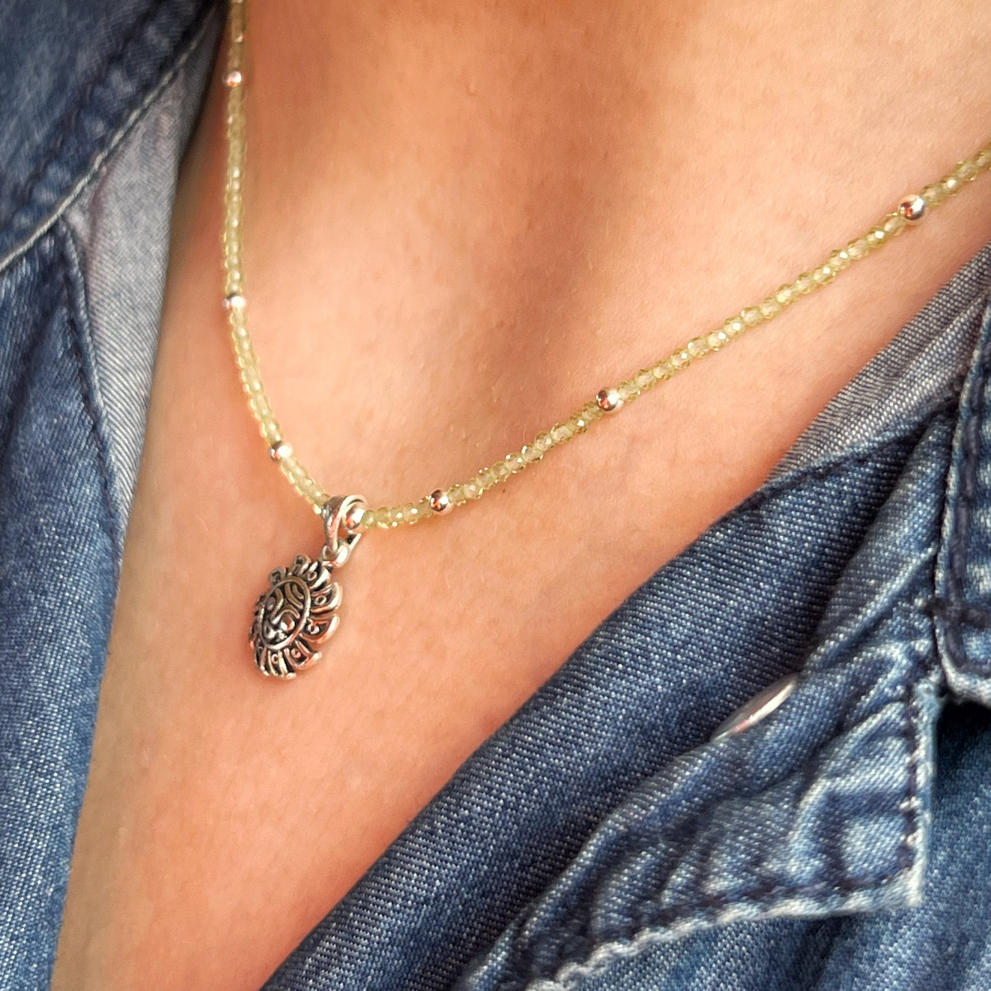 Collar Alegría y Renovación | Peridoto | Plata 925