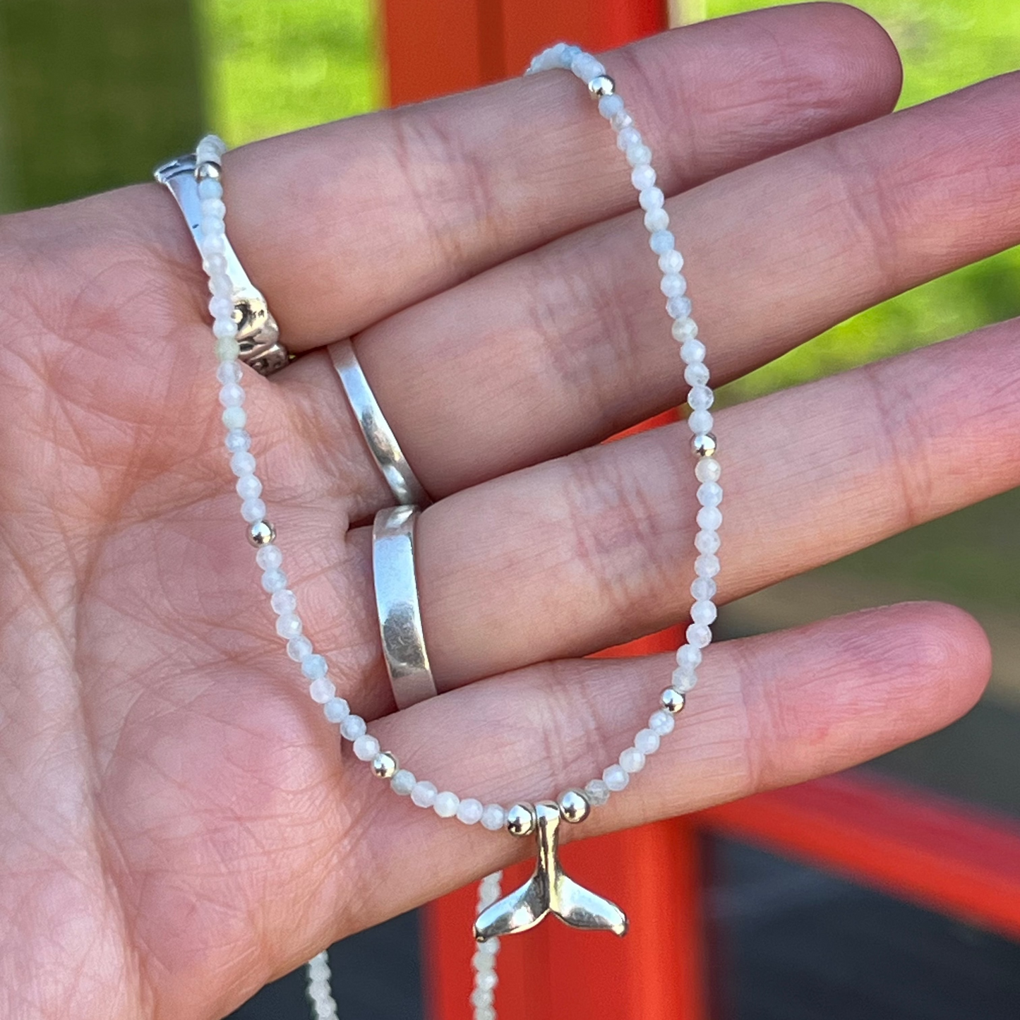 Collar "Calma y Comunicación" | Agua Marina | PLata 925