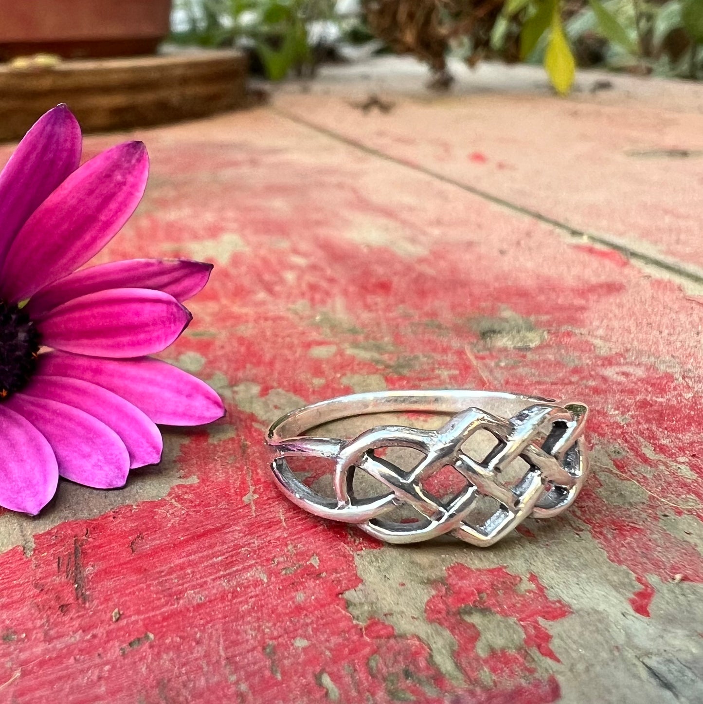 ANILLO DE PLATA | Nudo Celta del Amor