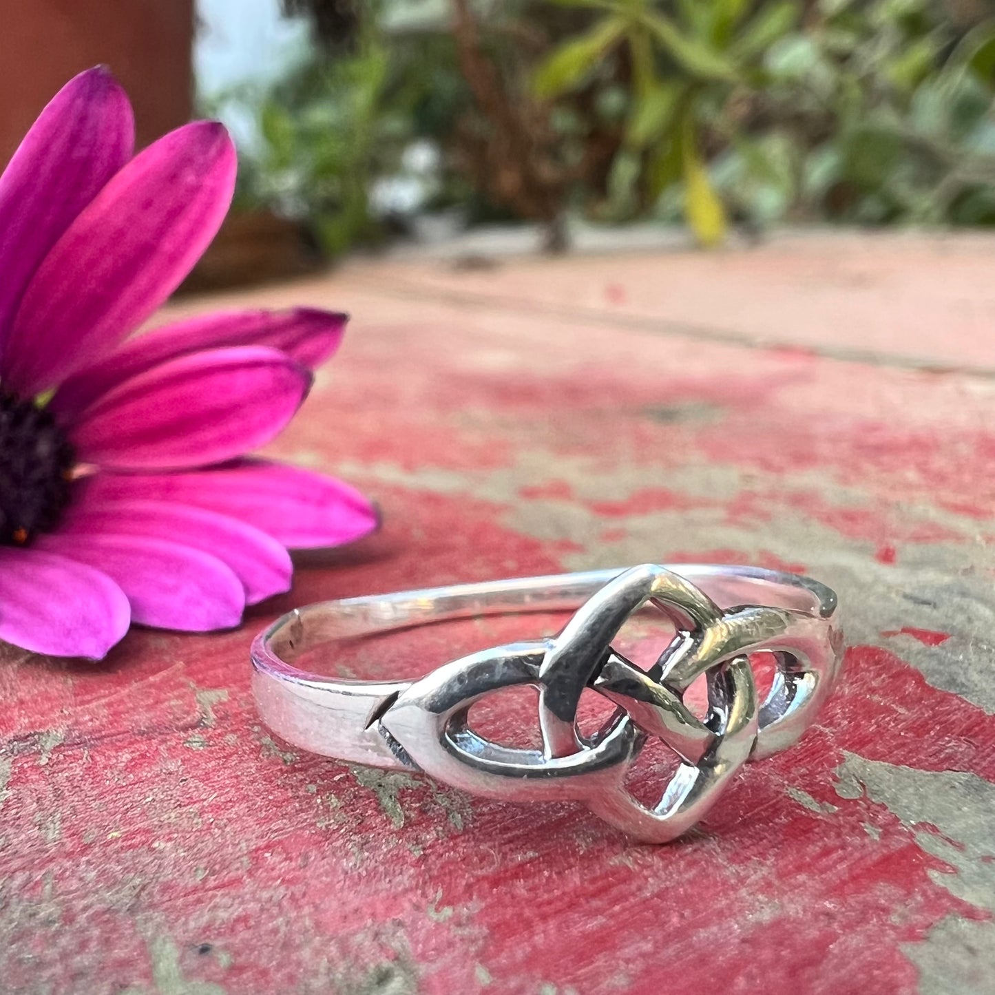 ANILLO DE PLATA | Nudo Celta del Amor