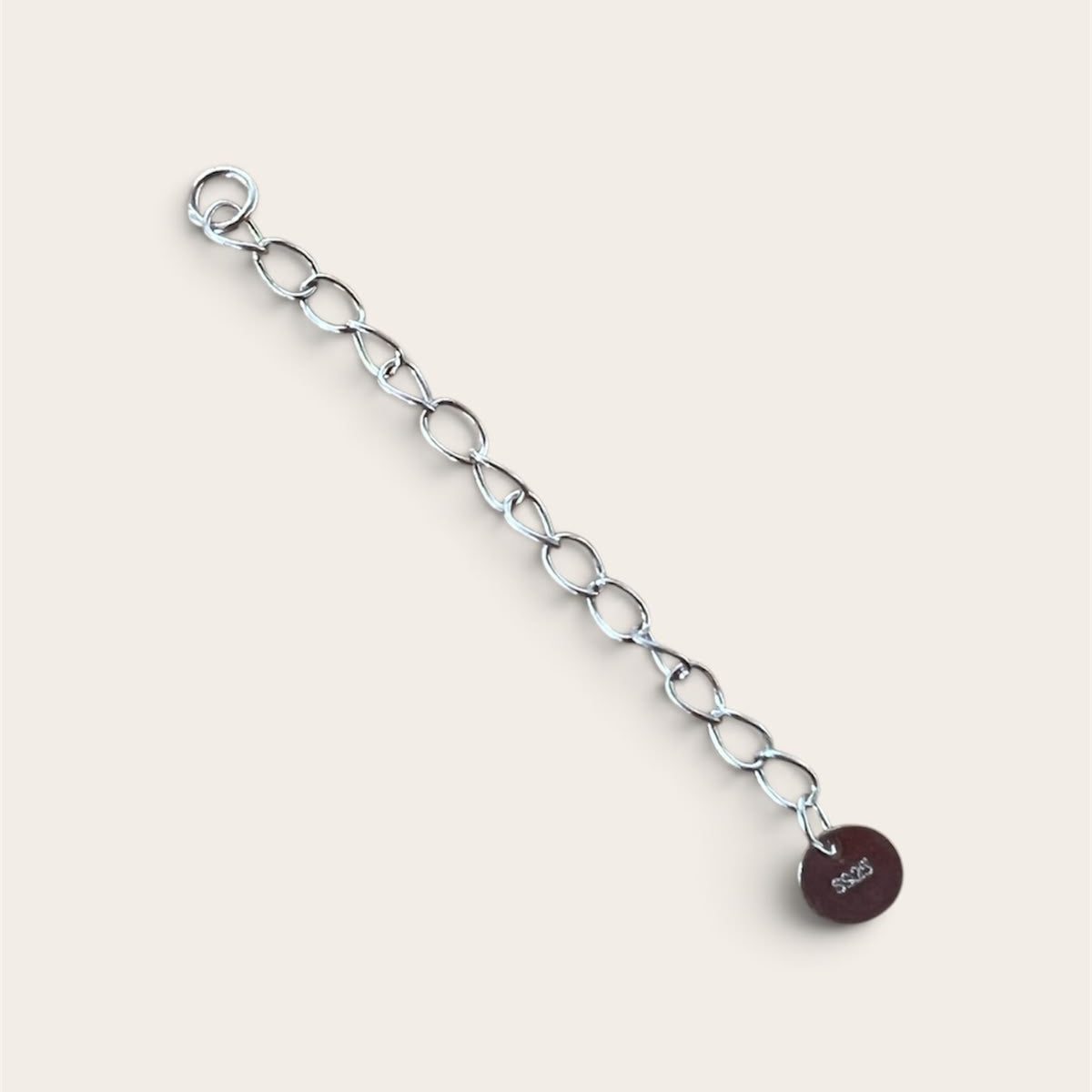 Cadena extensora plata 925