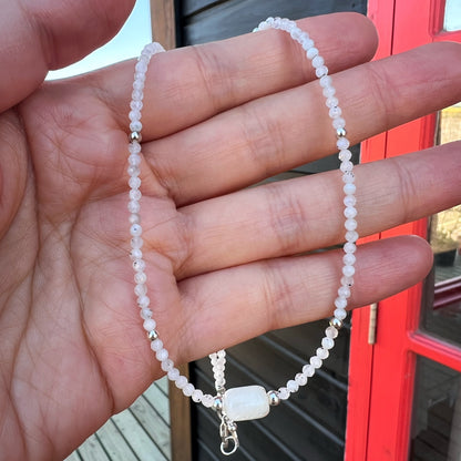 Collar" Nuevos Comienzos" | Piedra Luna | Plata 925