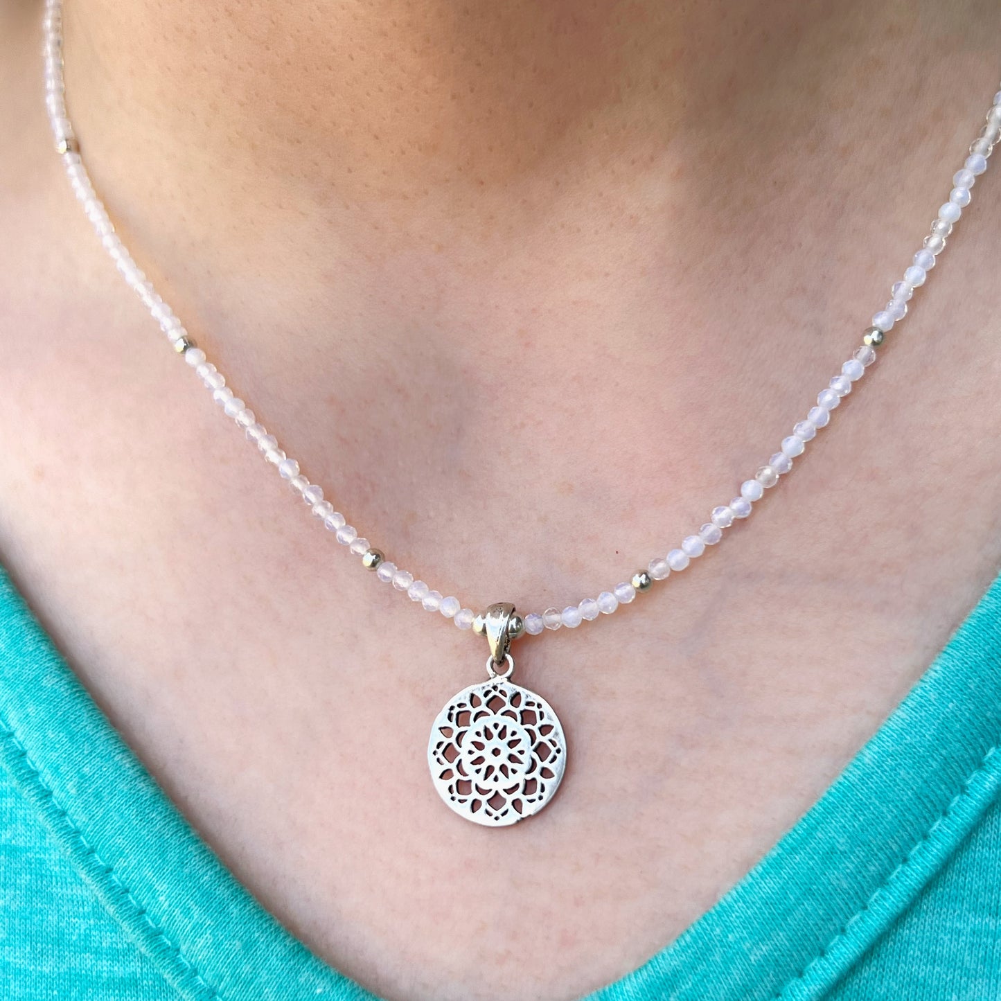 Collar" Nuevos Comienzos" | Piedra Luna | Plata 925