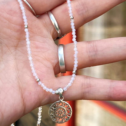 Collar" Nuevos Comienzos" | Piedra Luna | Plata 925