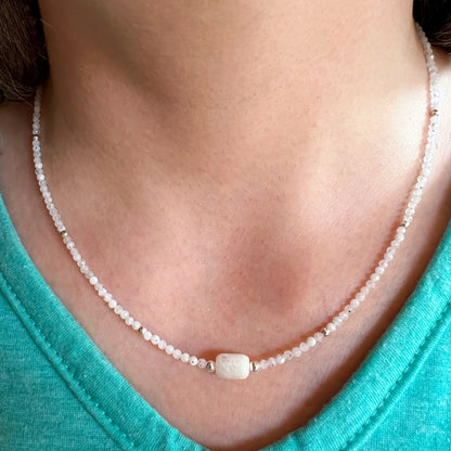 Collar" Nuevos Comienzos" | Piedra Luna | Plata 925