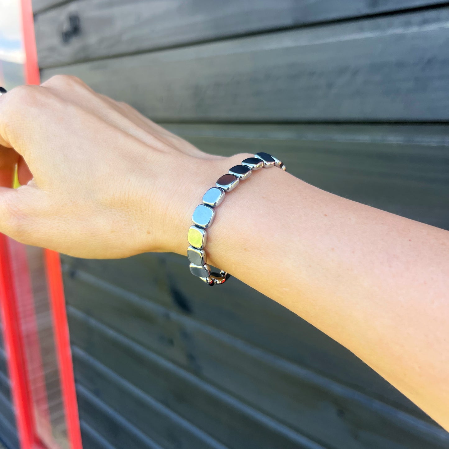 Pulsera Hematita |  "Protección y estabilidad"