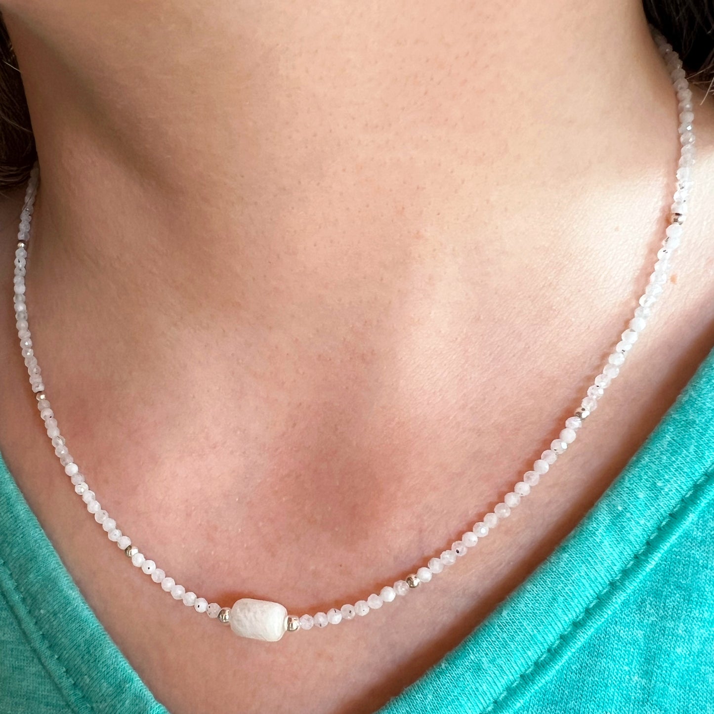 Collar" Nuevos Comienzos" | Piedra Luna | Plata 925