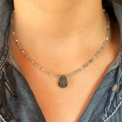 Collar "Protección Espiritual" | Labradorita | Plata 925