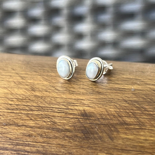 Aretes Ovalados | Plata 925 | PERLA