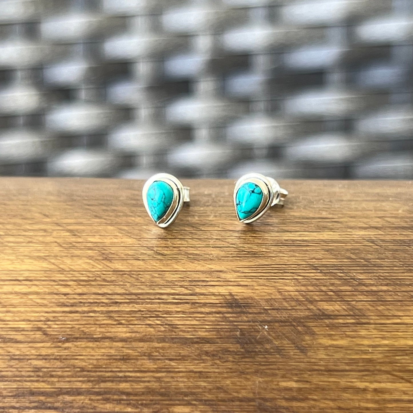 Aretes de Gota | Plata 925 | TURQUESA