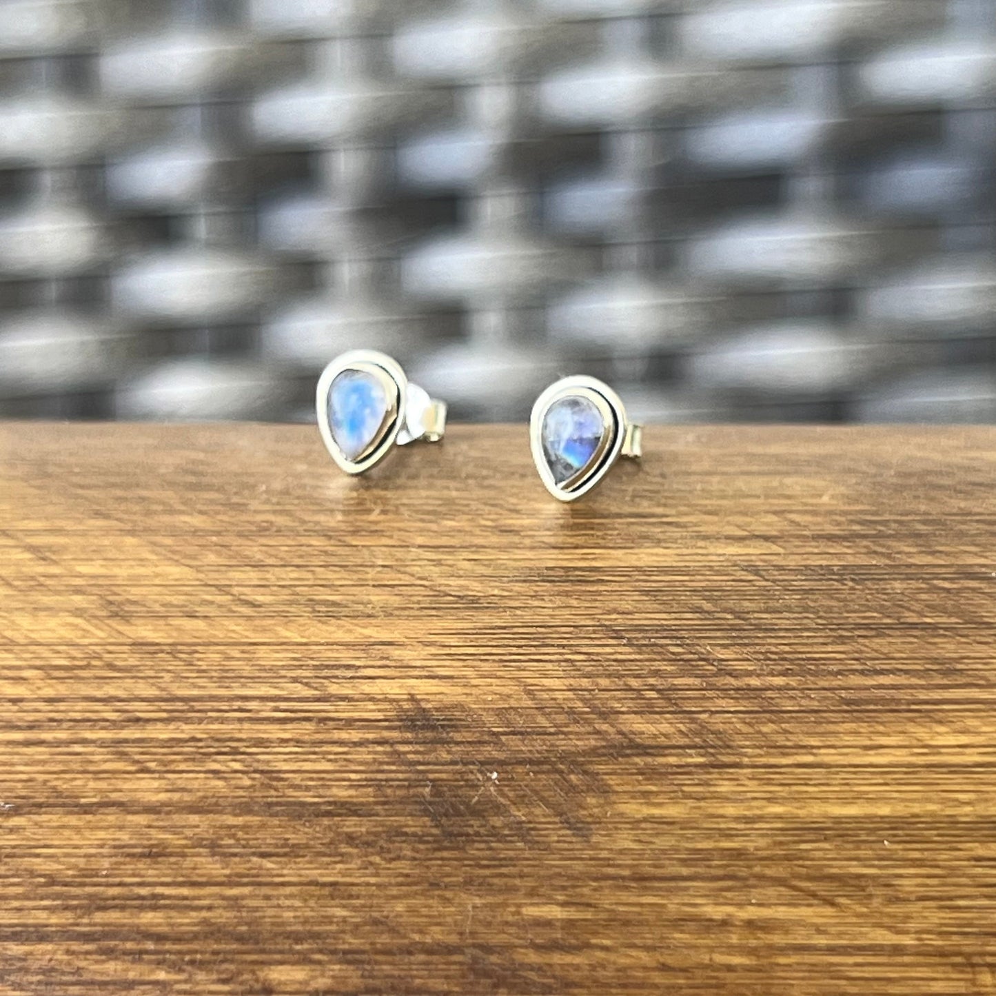 Aretes de Gota | Plata 925 | PIEDRA LUNA