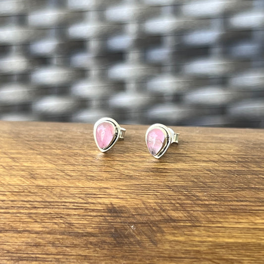 Aretes de Gota | Plata 925 | CUARZO ROSA