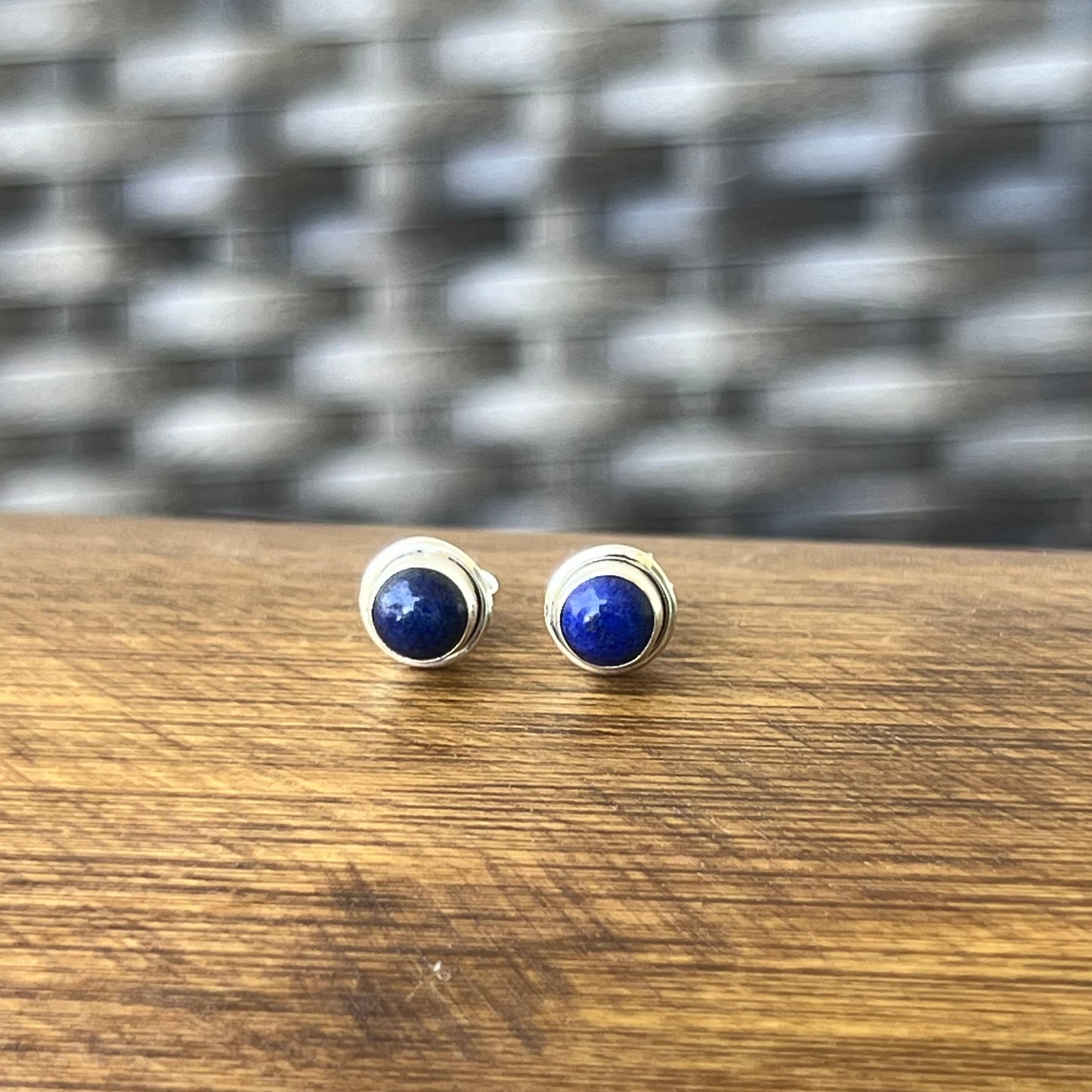 Aretes Circulares | Plata 925 | LAPISLAZULI