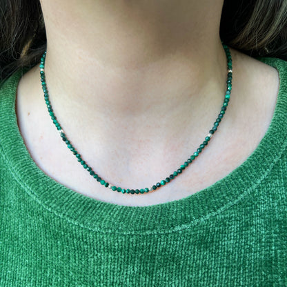Collar Malaquita "Transformación y sanación" | Plata 925