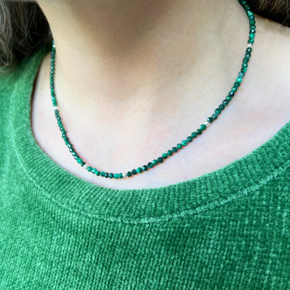 Collar Malaquita "Transformación y sanación" | Plata 925