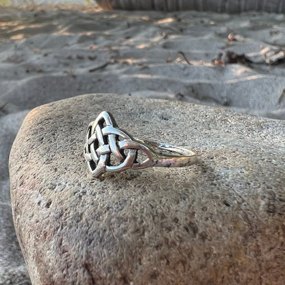 ANILLO DE PLATA | Nudo Celta del Amor