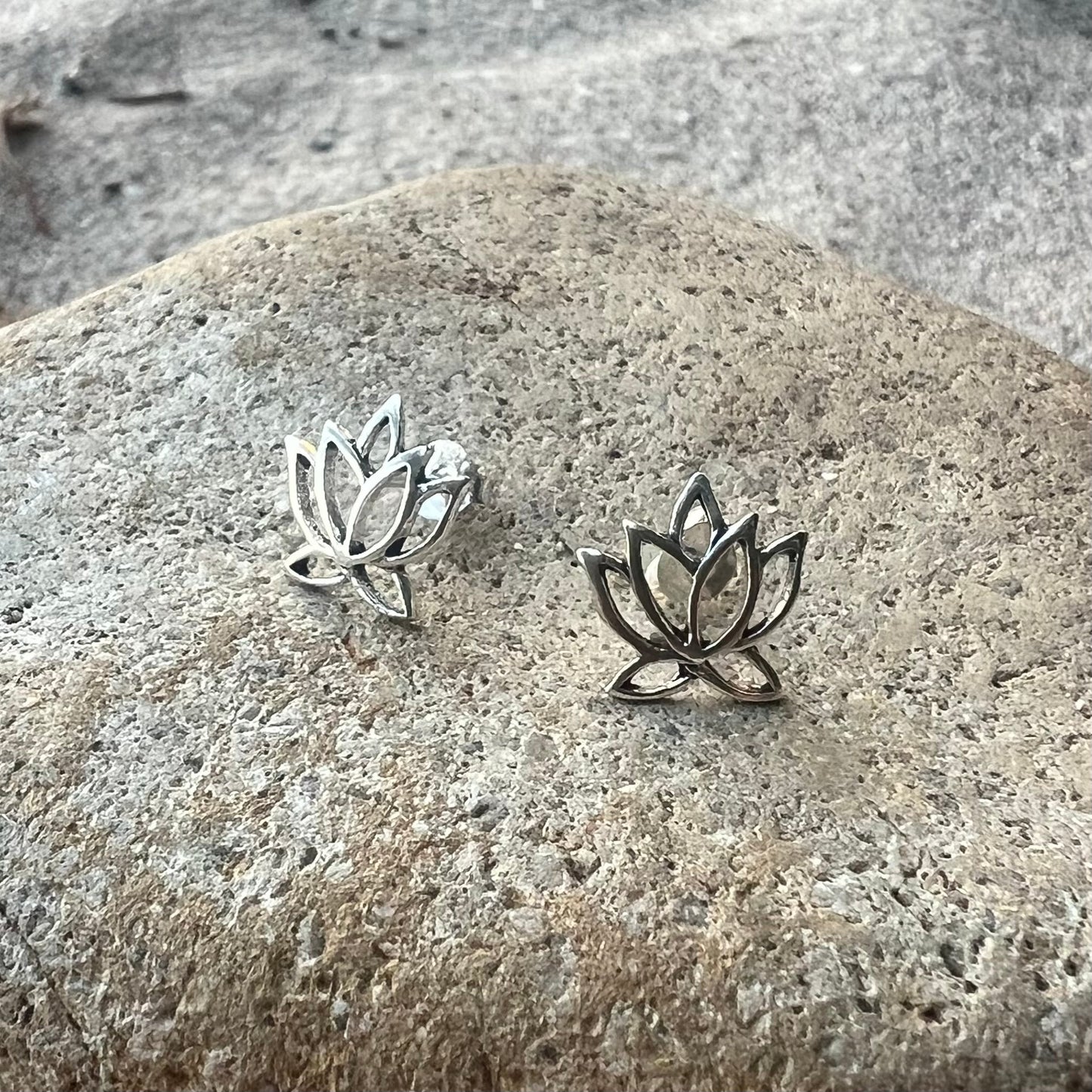 Aretes de Plata | Flor de Loto