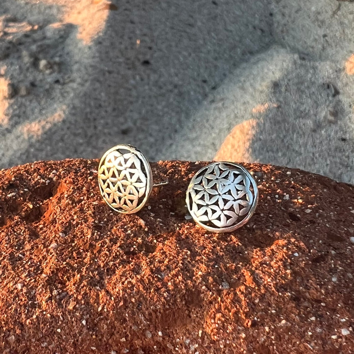 Aretes de Plata | Flor de la vida