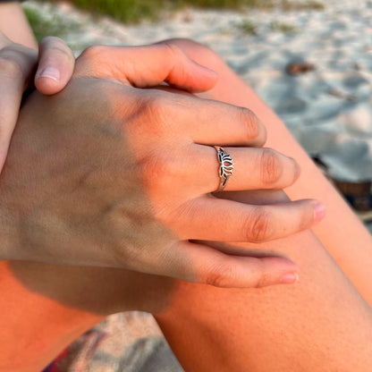 ANILLO DE PLATA | Flor de Loto