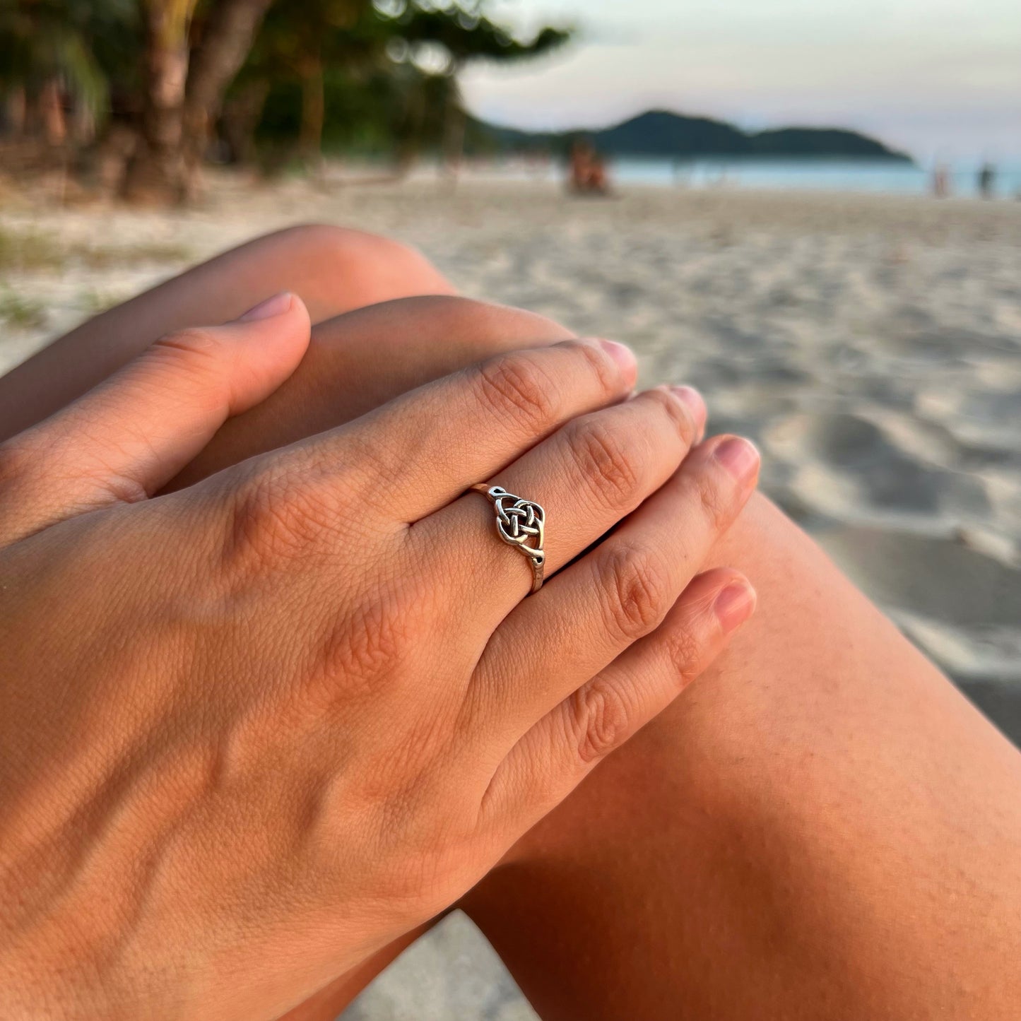 ANILLO DE PLATA | Nudo Celta del Amor