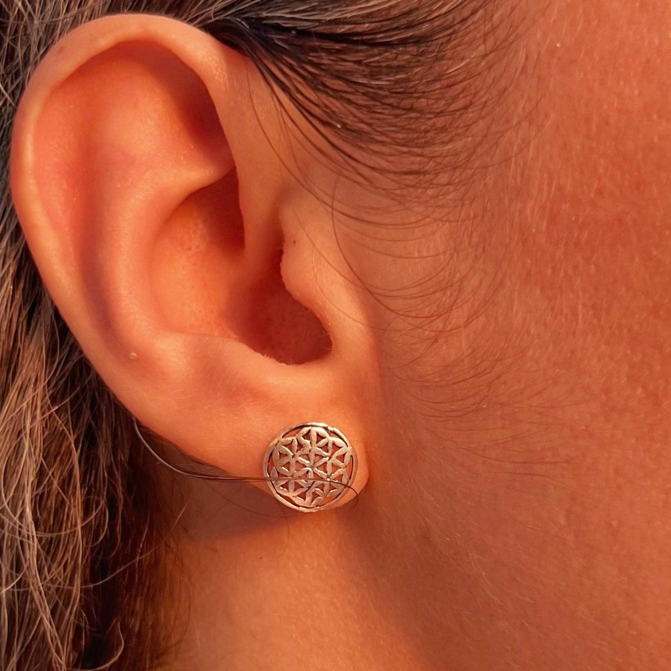 Aretes de Plata | Flor de la vida