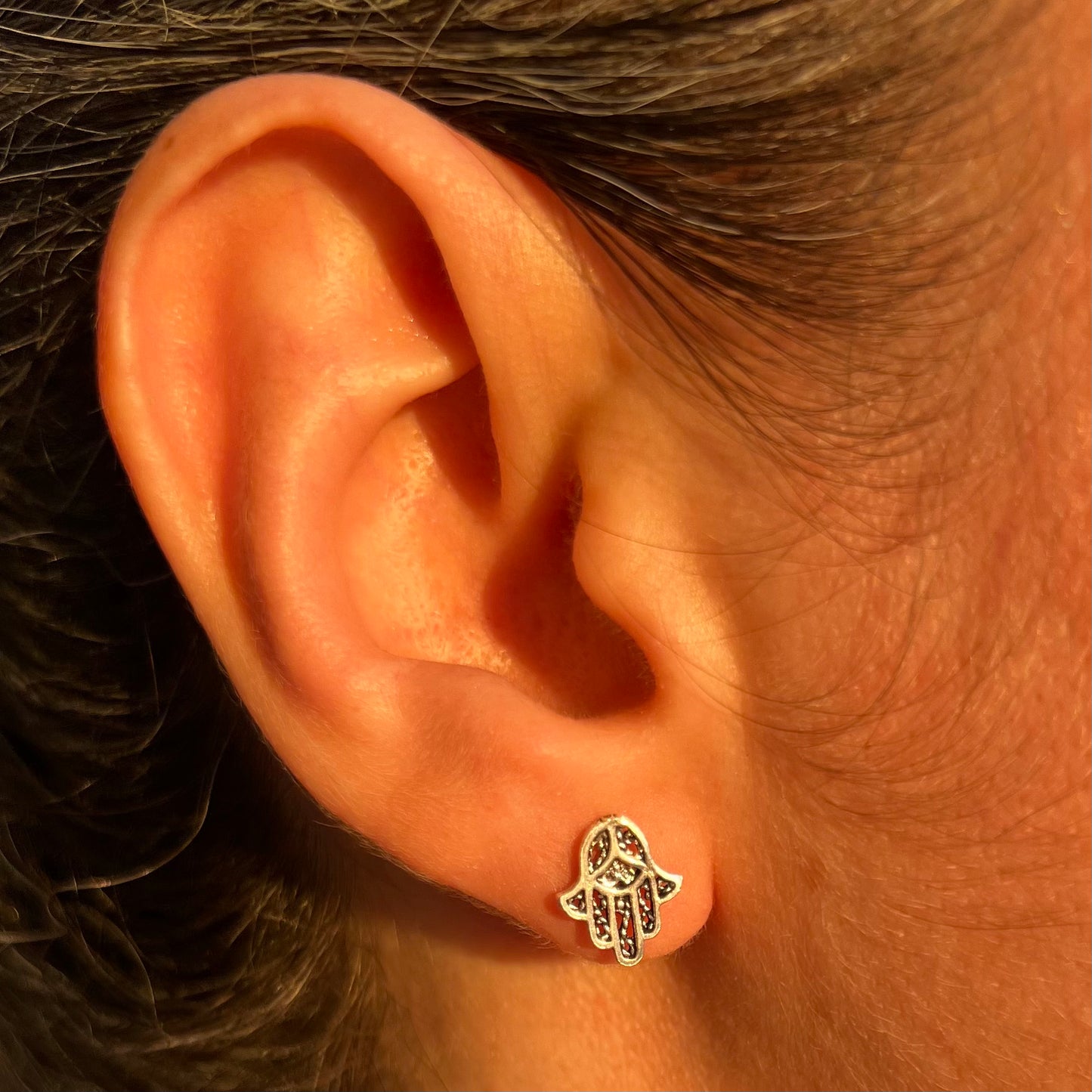 Aretes de Plata | Hamsa