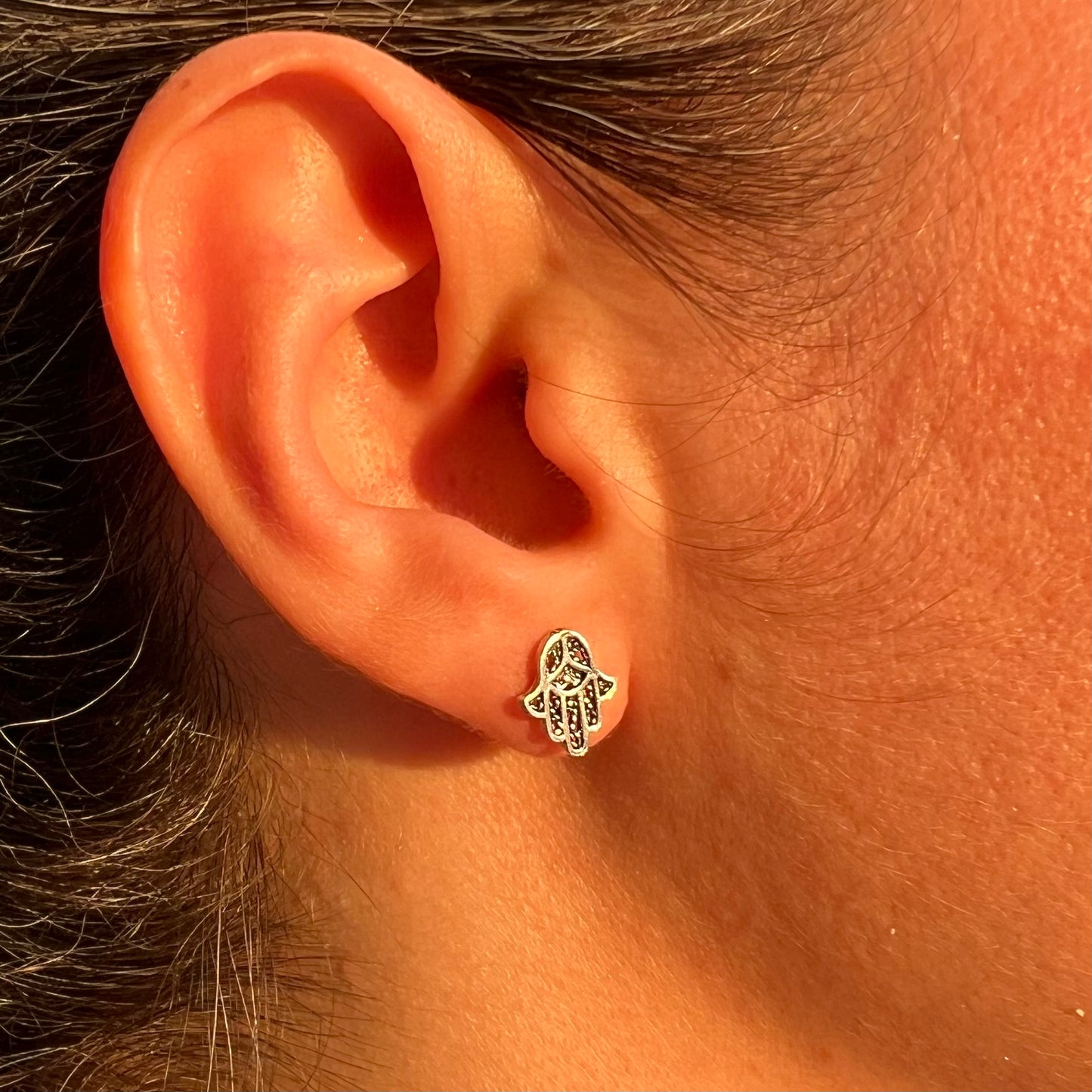 Aretes de Plata | Hamsa