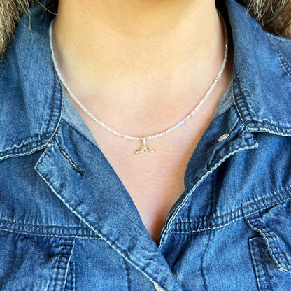Collar "Calma y Comunicación" | Agua Marina | PLata 925