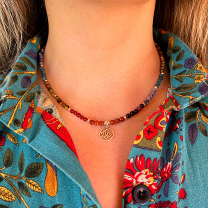 Collar 7 Chakras "Equilibrio y Protección Energética" | Plata 925 y Piedras Naturales
