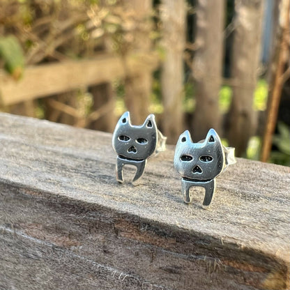 Aretes de Plata | Gatito.