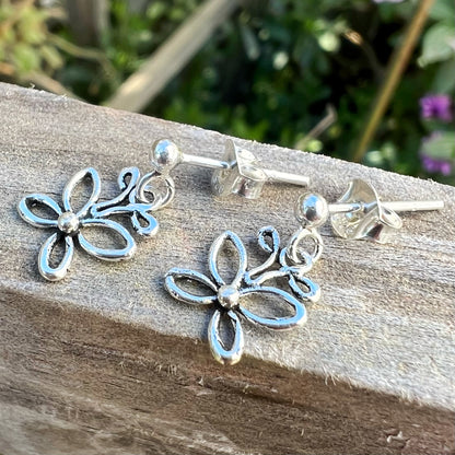 Aretes de Plata | Mariposa