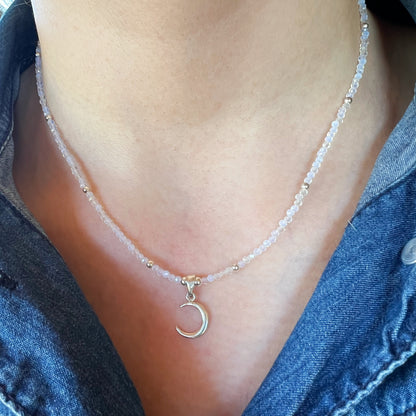 Collar" Nuevos Comienzos" | Piedra Luna | Plata 925