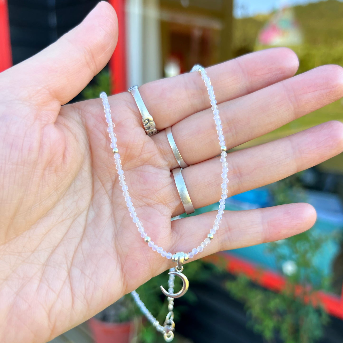 Collar" Nuevos Comienzos" | Piedra Luna | Plata 925