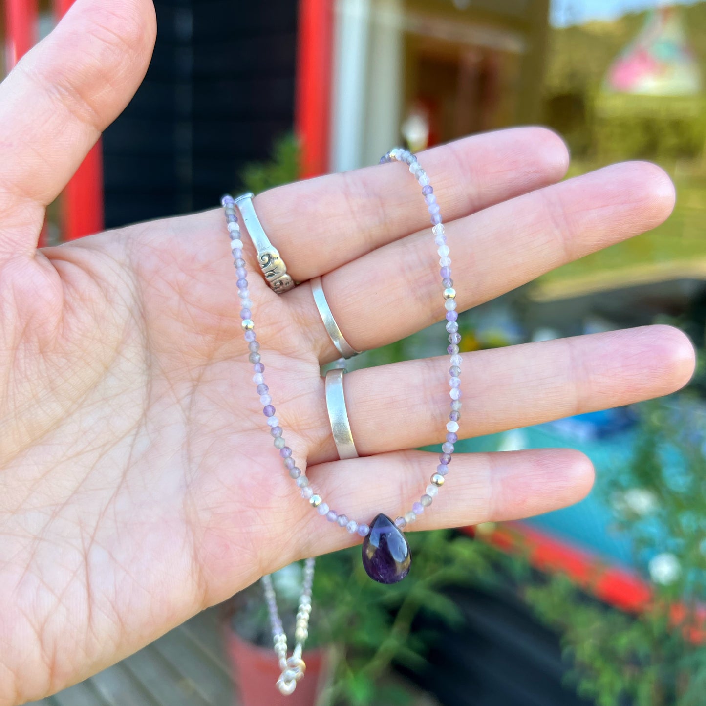 Collar "Calma y Protección" | Amatista | Plata 925