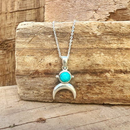 Collar de Plata &  Turquesa | Ojo de Luna