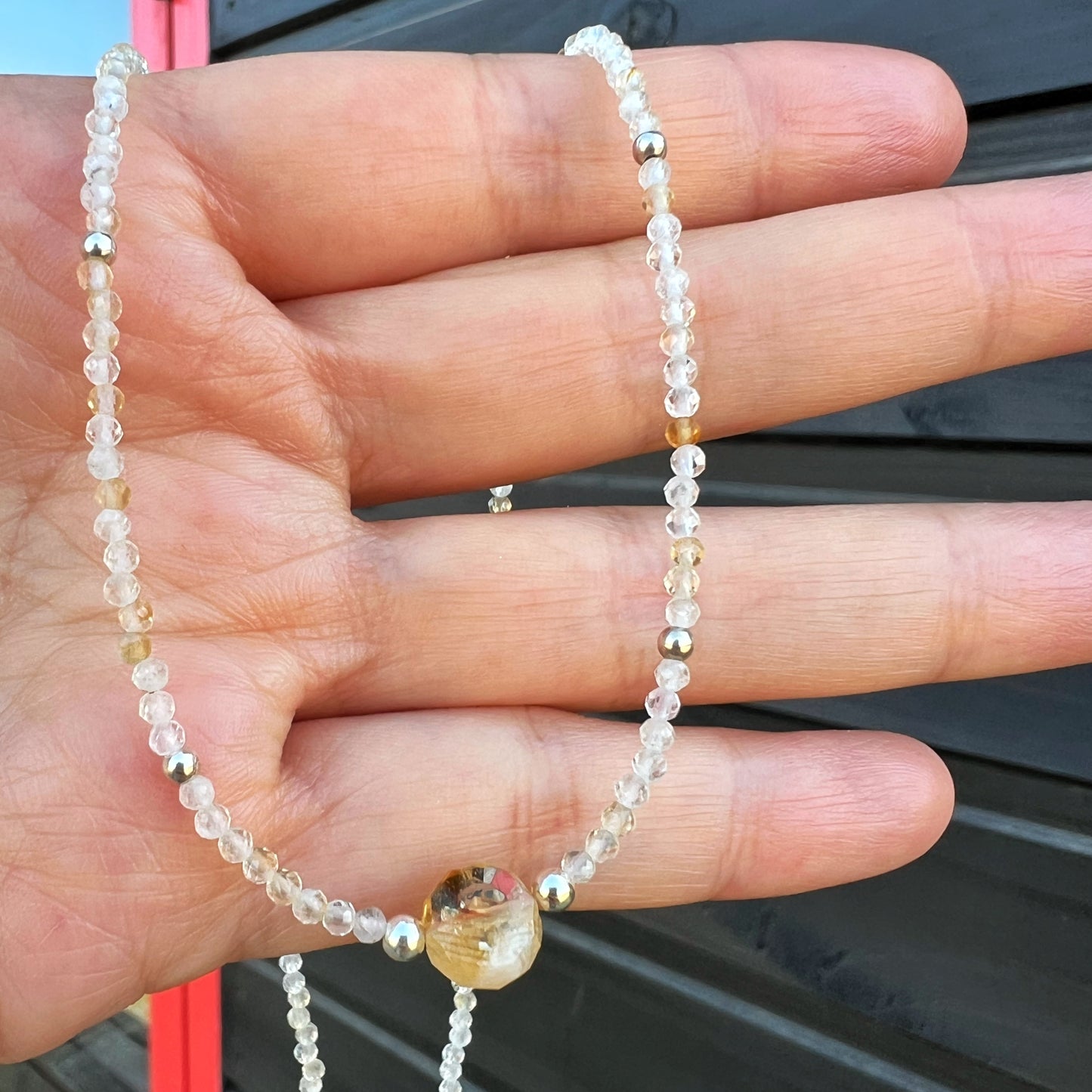 collar "Abundancia Solar"| Citrino | Plata 925