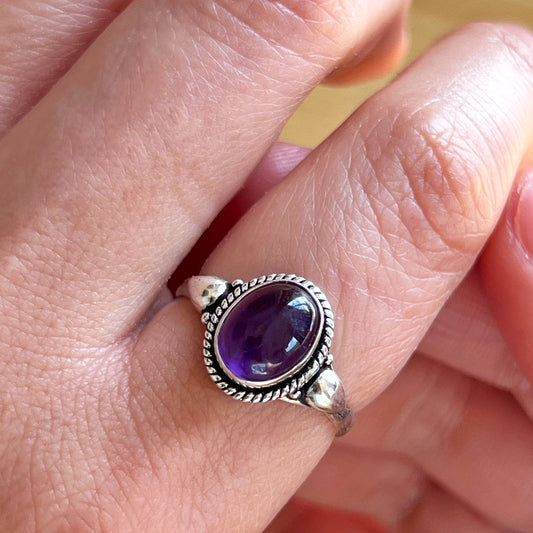 Anillo Amatista KANTI |"Calma y Protección" | Plata 925