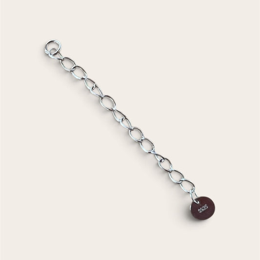 Cadena extensora plata 925